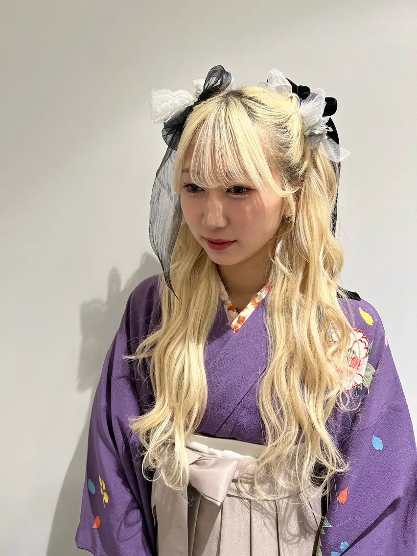 ヘアアレンジ ヘアセット Amy 🌼 桐山直緒のマツエク・マツパデザイン