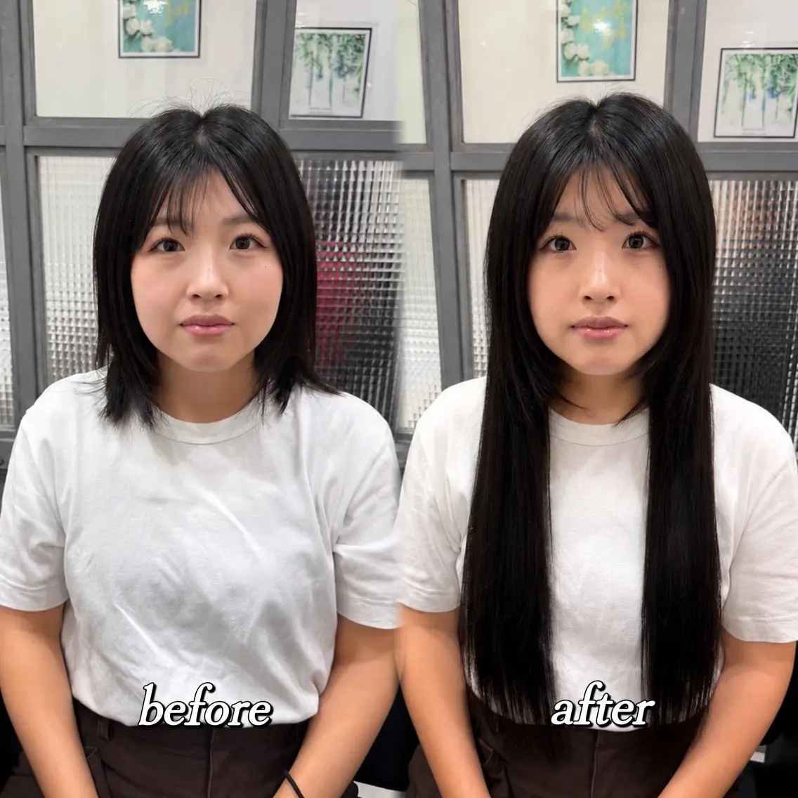 ロング カラー エクステ 🦋REISA🦋 エクステ×ハイトーンのヘアスタイル