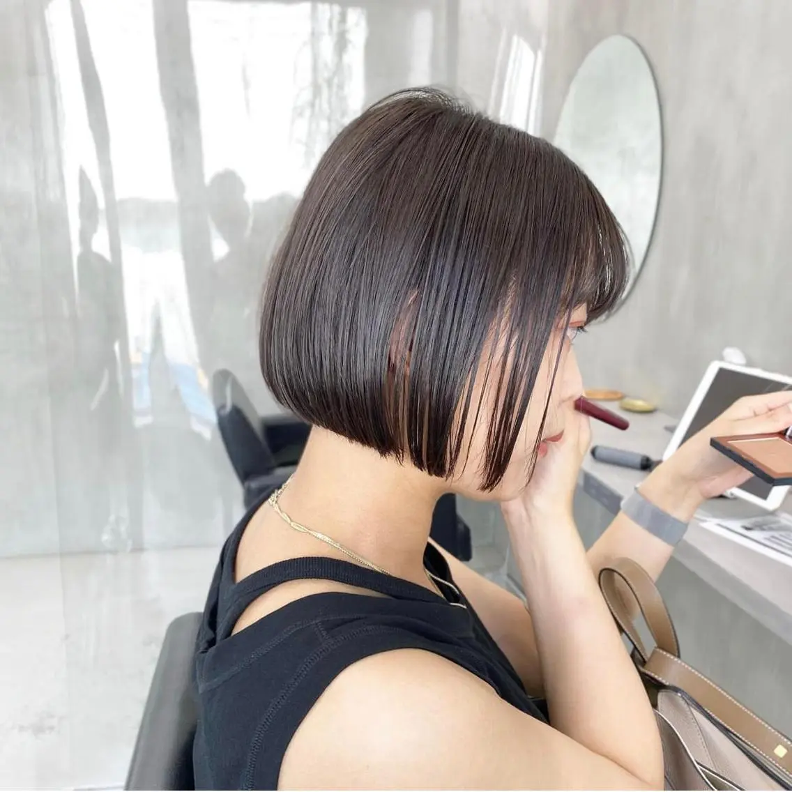 ショート カラー カット ヘアカラー 華 /ショート/ボブのヘアスタイル