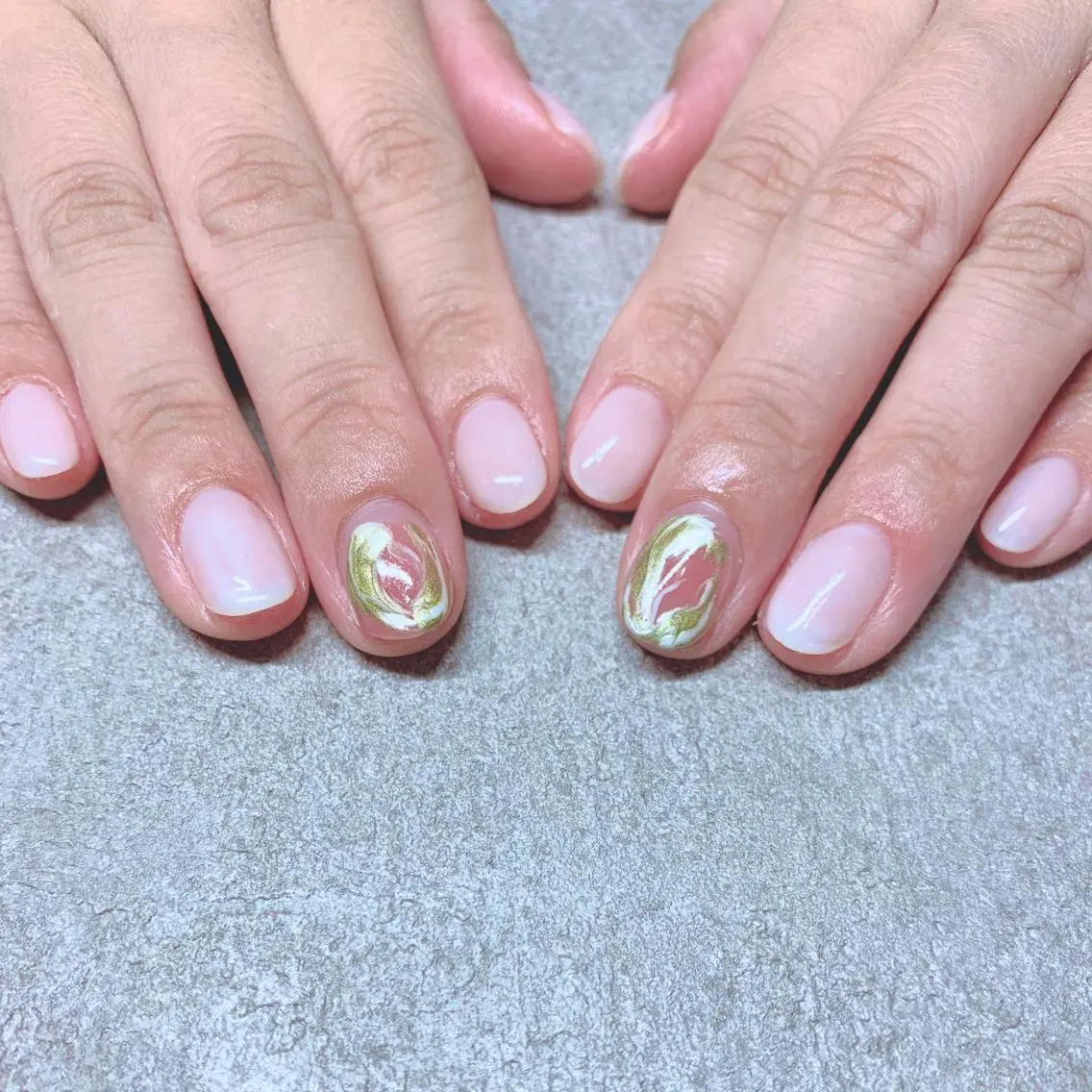 カラー ネイル ハンドネイル Cozy_ ilumのネイルデザイン
