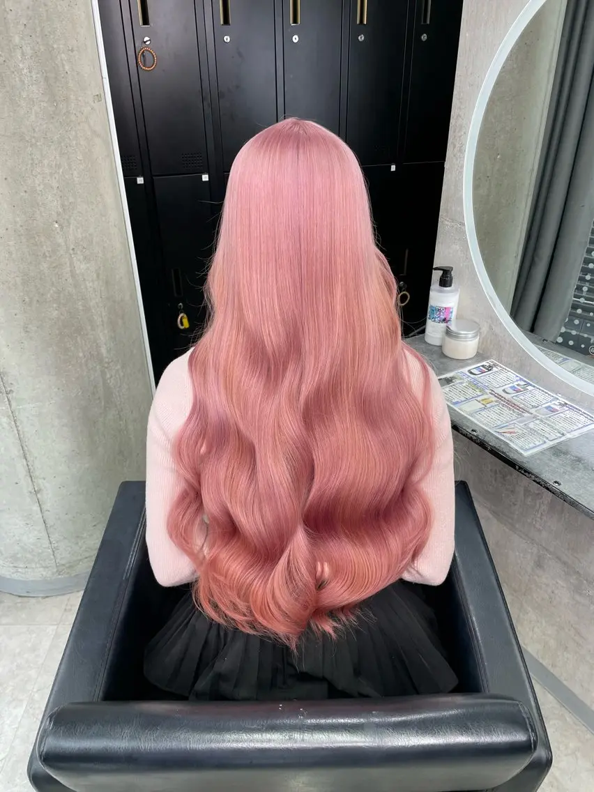 ロング カラー ヘアカラー トリートメント ヘアセット 🌹ブリーチ/ボブ/ レイヤー渋谷🌹のヘアスタイル