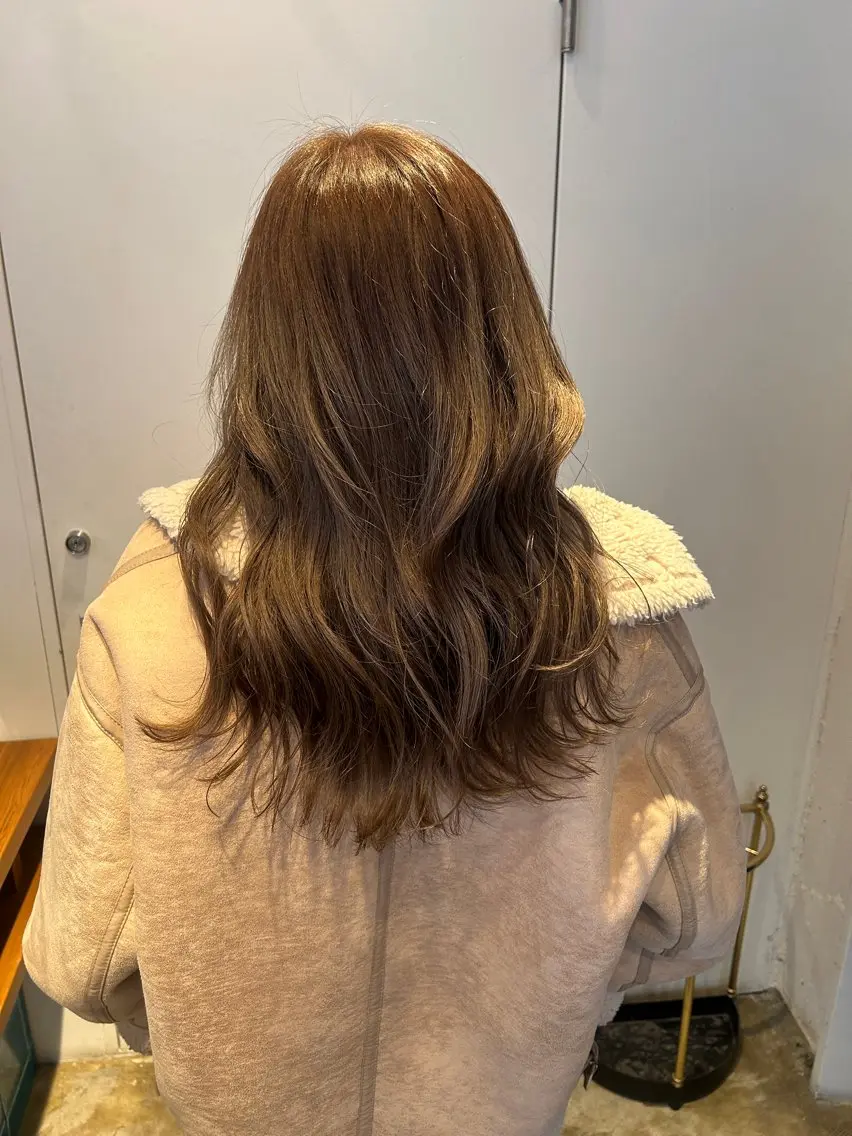 ロング カラー ナチュラル大人っぽい スタイル　MAORIのヘアスタイル