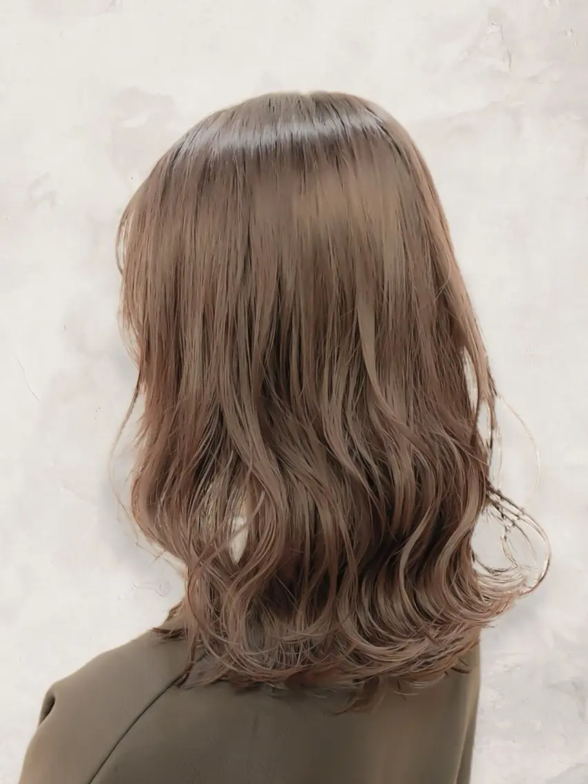 ミディアム カラー カット ヘアカラー トリートメント 【店長】韓国ヘア/ 美髪ケア 野沢綾馬のヘアスタイル