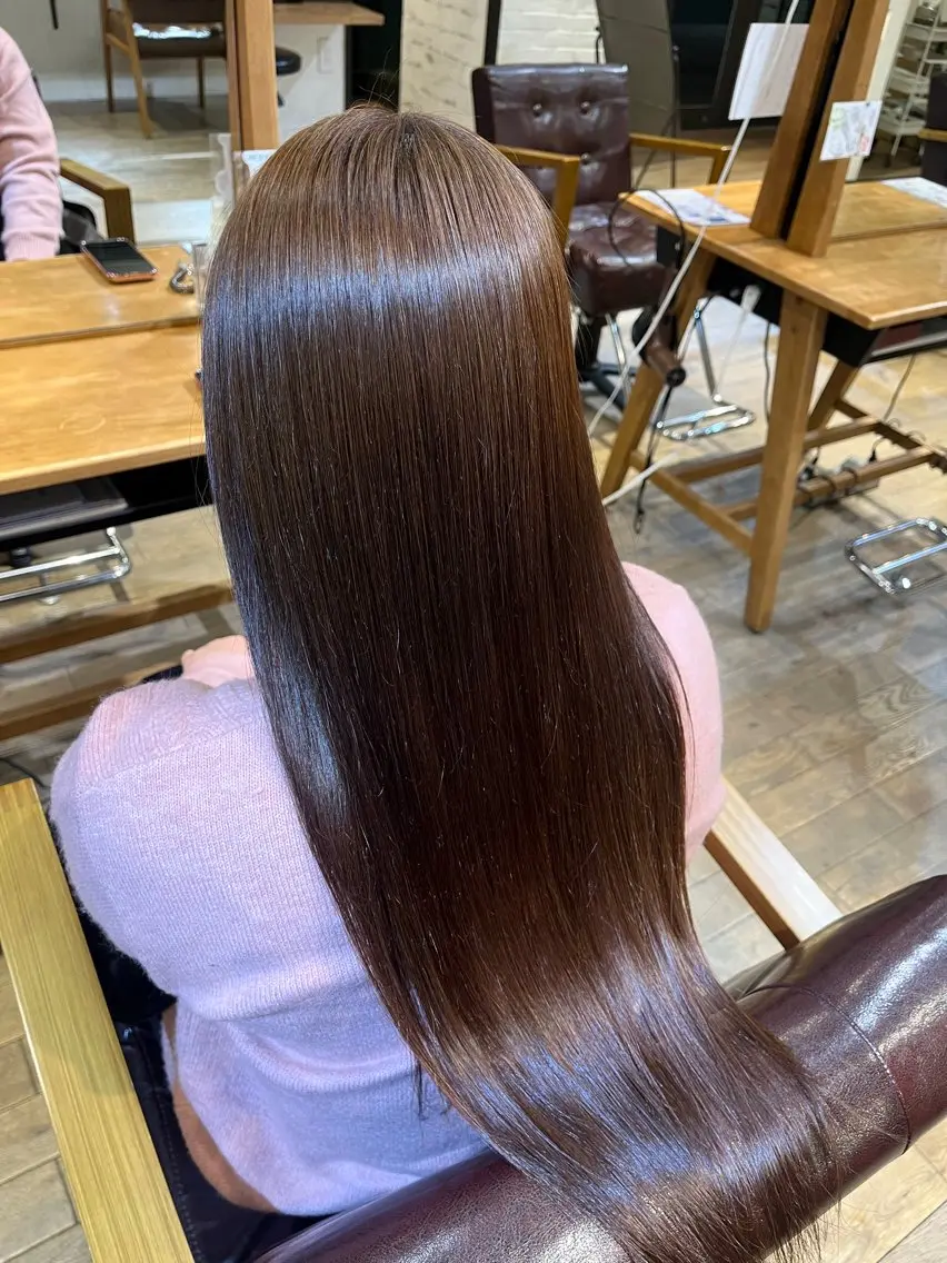 ロング 縮毛矯正 ❄️ TOWA❄️のヘアスタイル