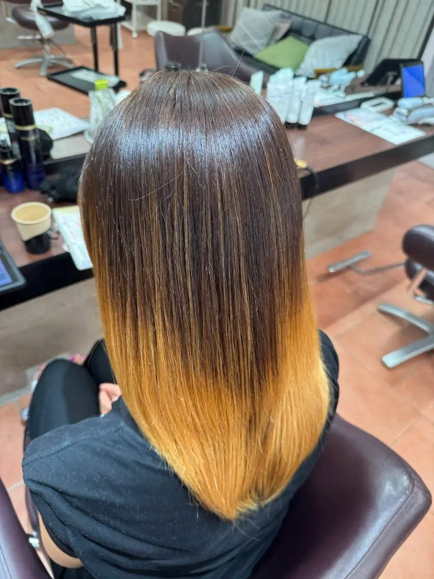 ロング パーマ カット 縮毛矯正 美髪透明感🫧三澤 廉 M.SLASHのヘアスタイル