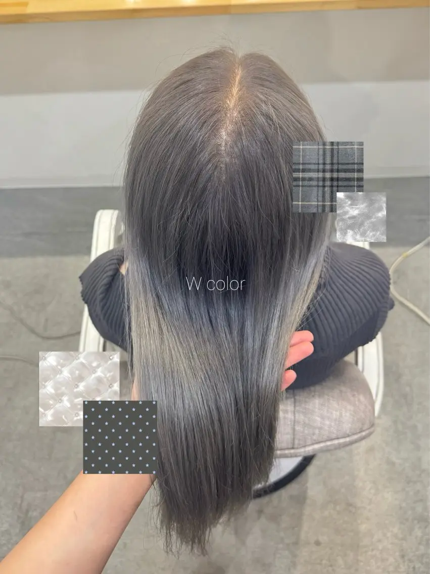 ダブルカラー +トリートメントの写真