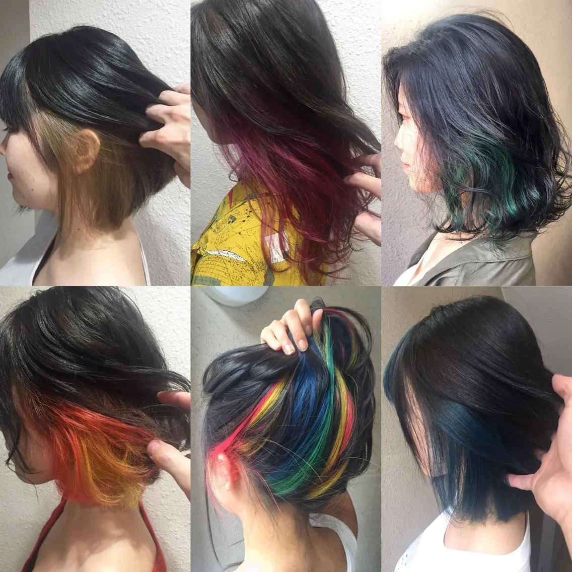 セミロング カラー パーマ ヘアアレンジ メンズ キッズ ネイル マツエク・マツパ メンズインナーカラー インナーカラー 新宿/髪質改善/ 美髪矯正✨浅江通友のヘアスタイル