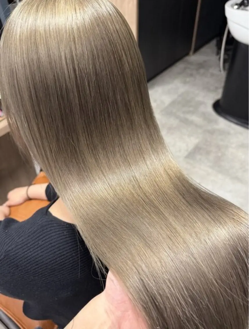 ロング トリートメント 髪質改善/艶カラー naoのヘアスタイル