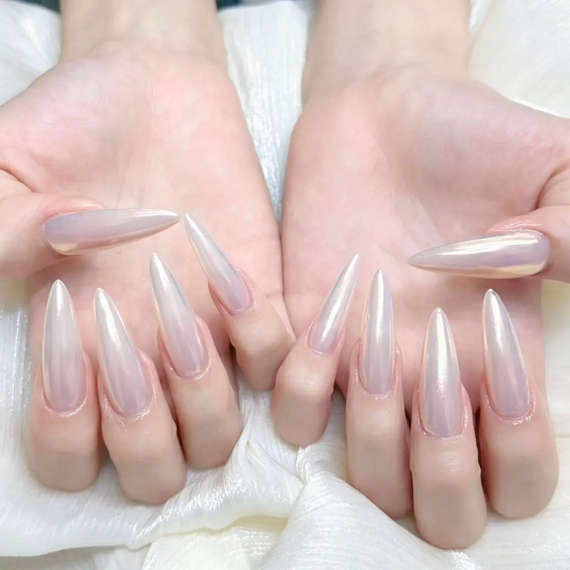 ネイル 🎀kira 長さだし💗モチ最高のネイルデザイン