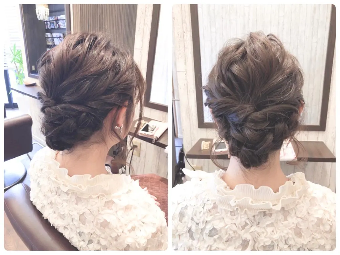 セミロング ヘアアレンジ 髪質改善💍 natsukiのヘアスタイル