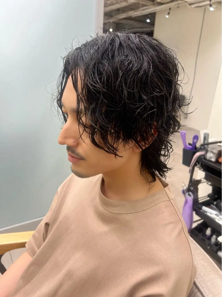 ⚡️学生限定⚡️メンズパーマクーポン【女性でもメンズスタイルであればご案内可能】の写真