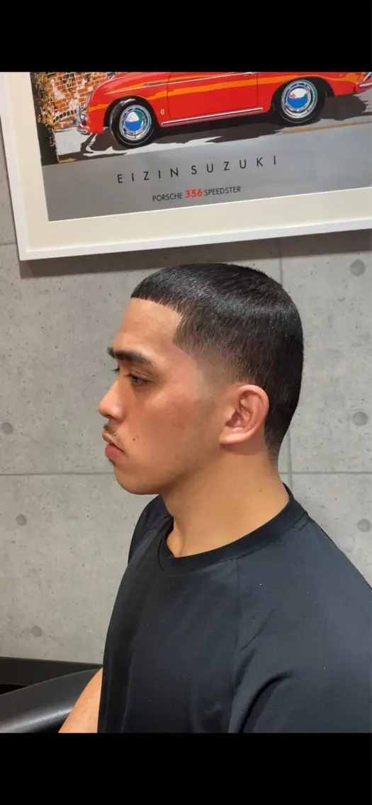 パーマ メンズ 葛西/barber/ 相山琉磨のヘアスタイル