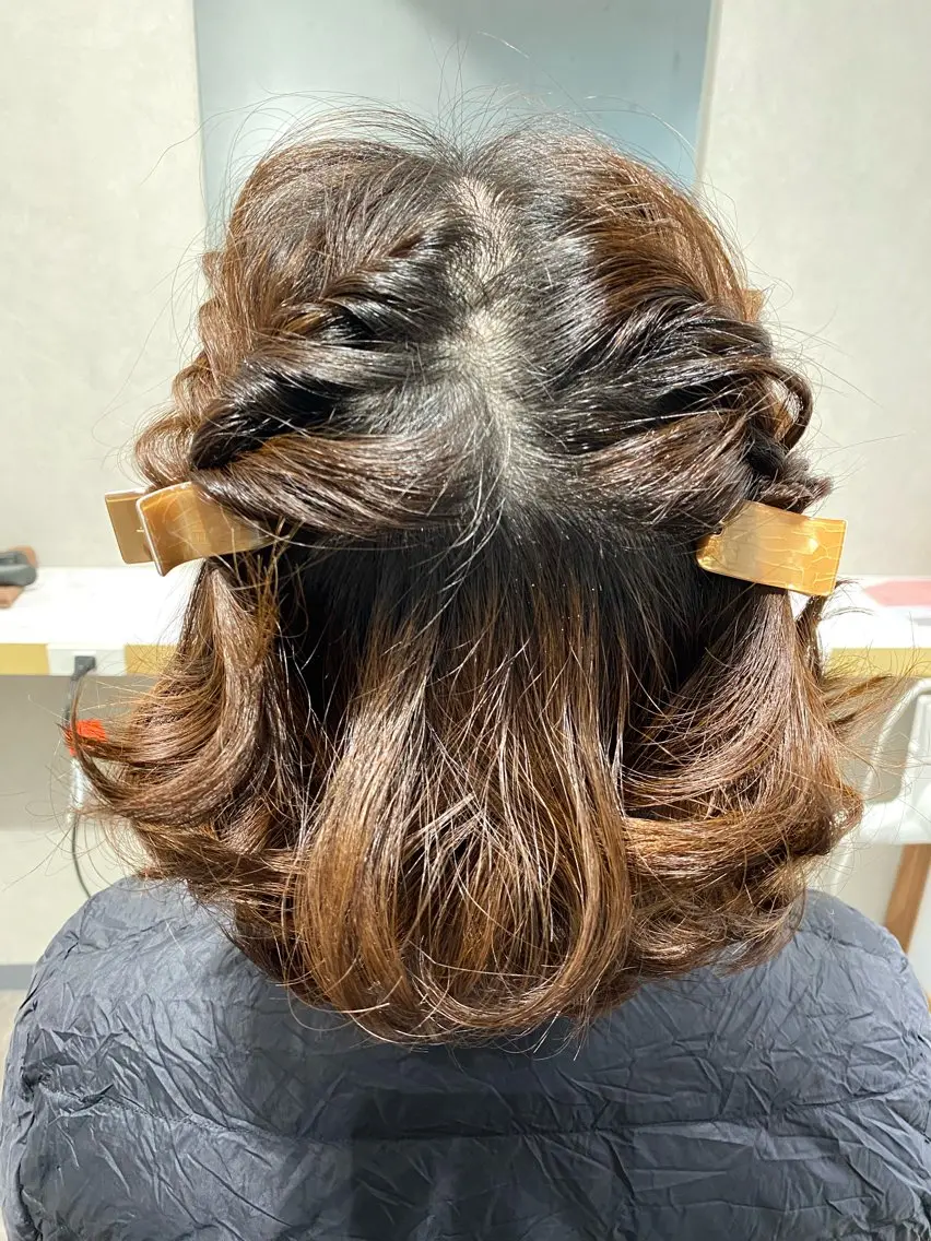 ヘアアレンジ 小松 真唯子のヘアスタイル