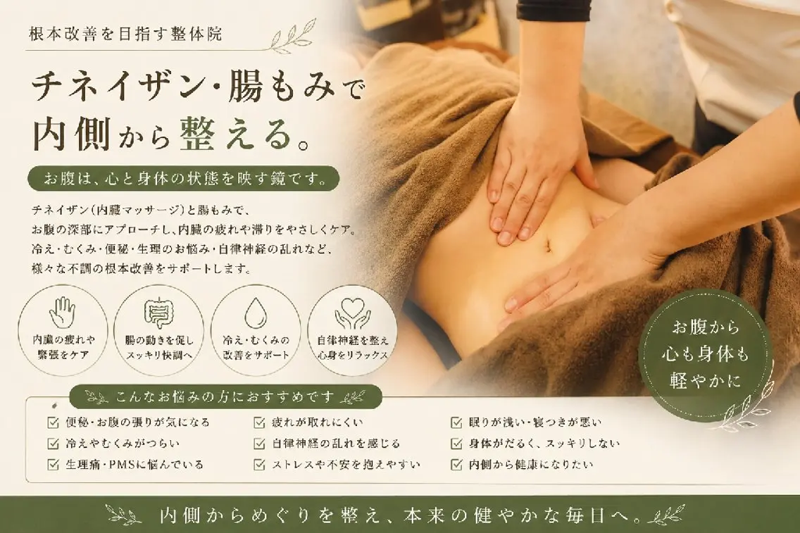 その他 骨×筋  真施整体院 磯部のエステ・リラクイメージ