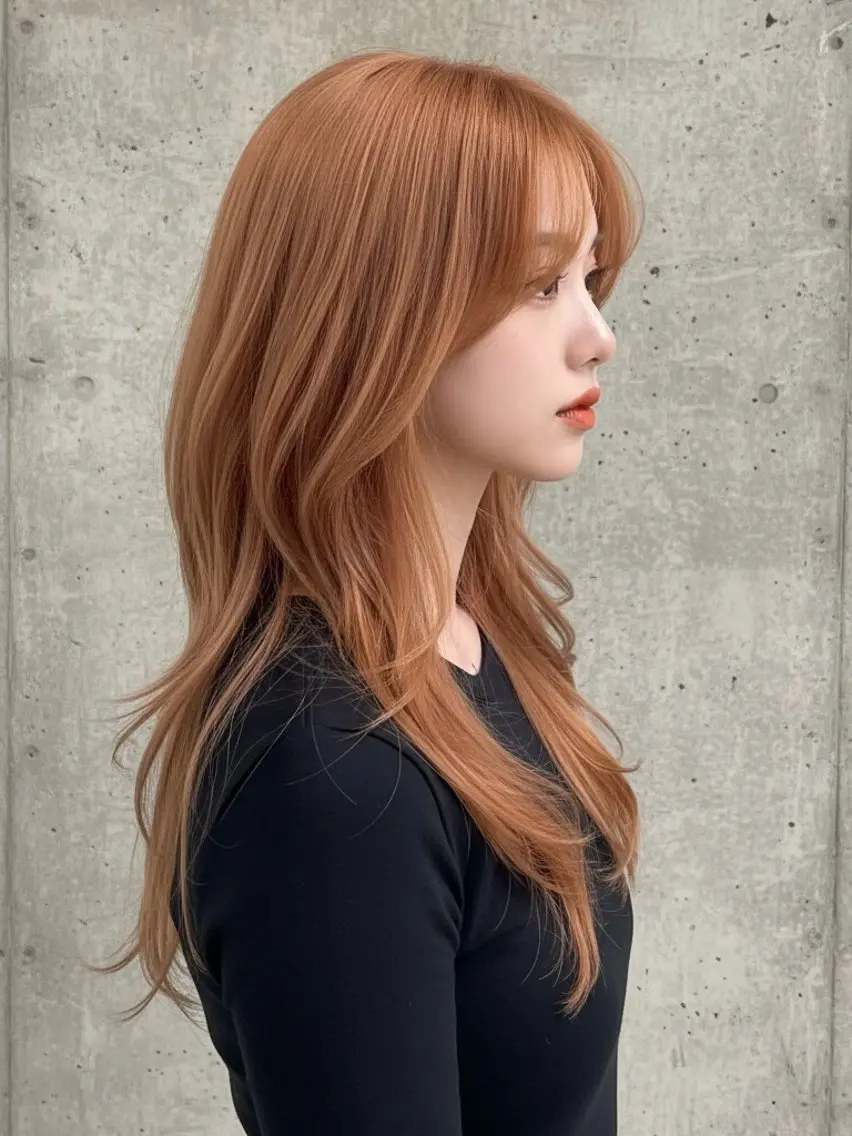 ロング カラー ショートボブ アッシュ アッシュグレー バレイヤージュ ミストバング カット ヘアカラー トリートメント ウルフカット 811 大阪梅田 ウルフのヘアスタイル