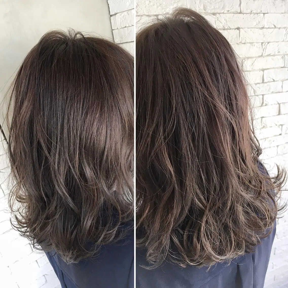 ミディアム カラー ワタイショウタ 髪質改善✨眉毛サロンのヘアスタイル