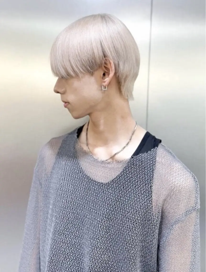 ショート ヘアカラー 得能 海翔のヘアスタイル