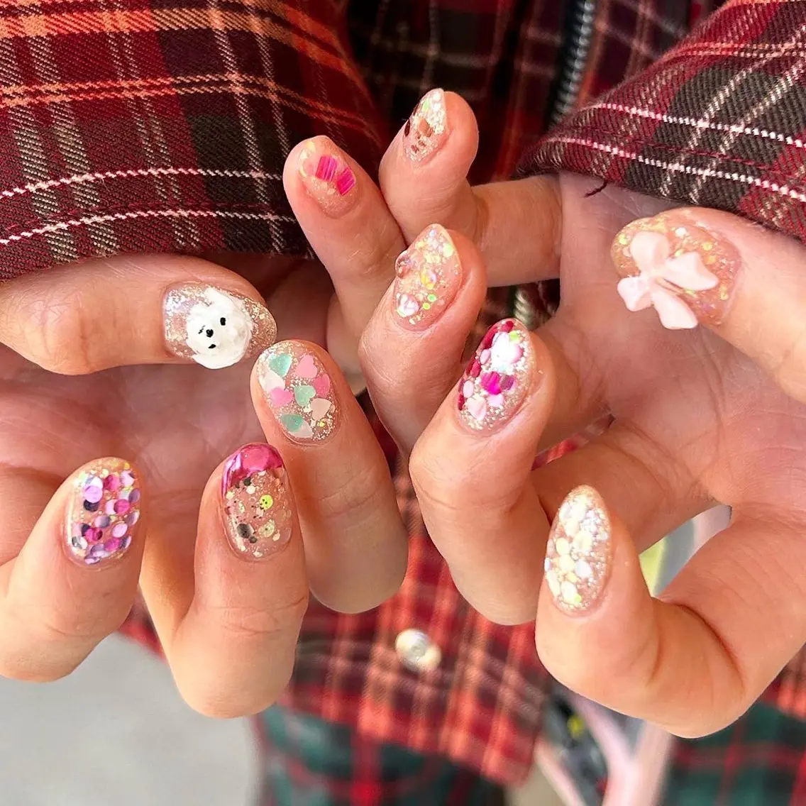 ネイル ハンドネイル ユキ @_yk_nail_のネイルデザイン