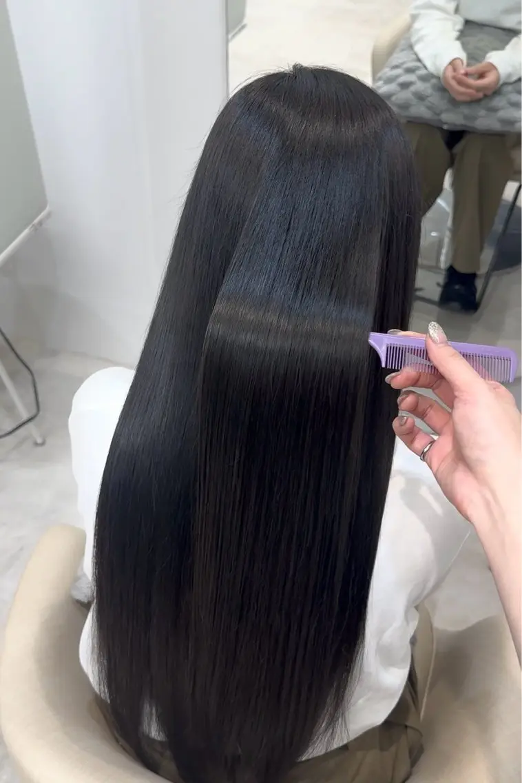 ロング カラー パーマ ヘアアレンジ カット ヘアカラー トリートメント ヘアセット パク・ボミン小野リエ 韓国ハーフ🦊のその他イメージ