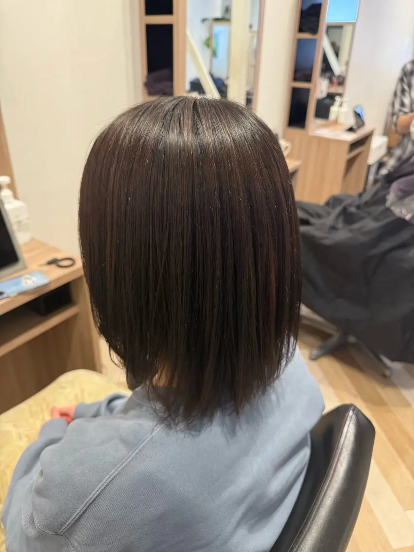 ミディアム 縮毛矯正 ✨艶/パーマ/長岡 /剣持快吏✨のヘアスタイル