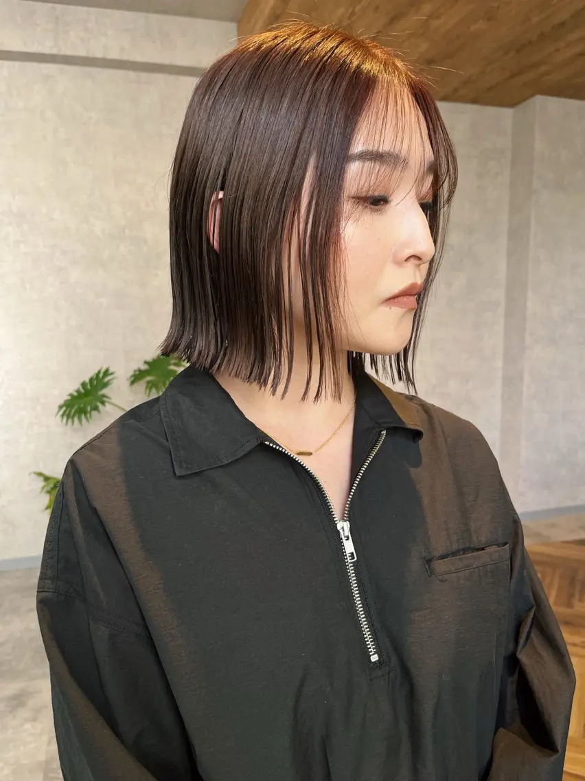 似合わせカット＋艶カラーの写真