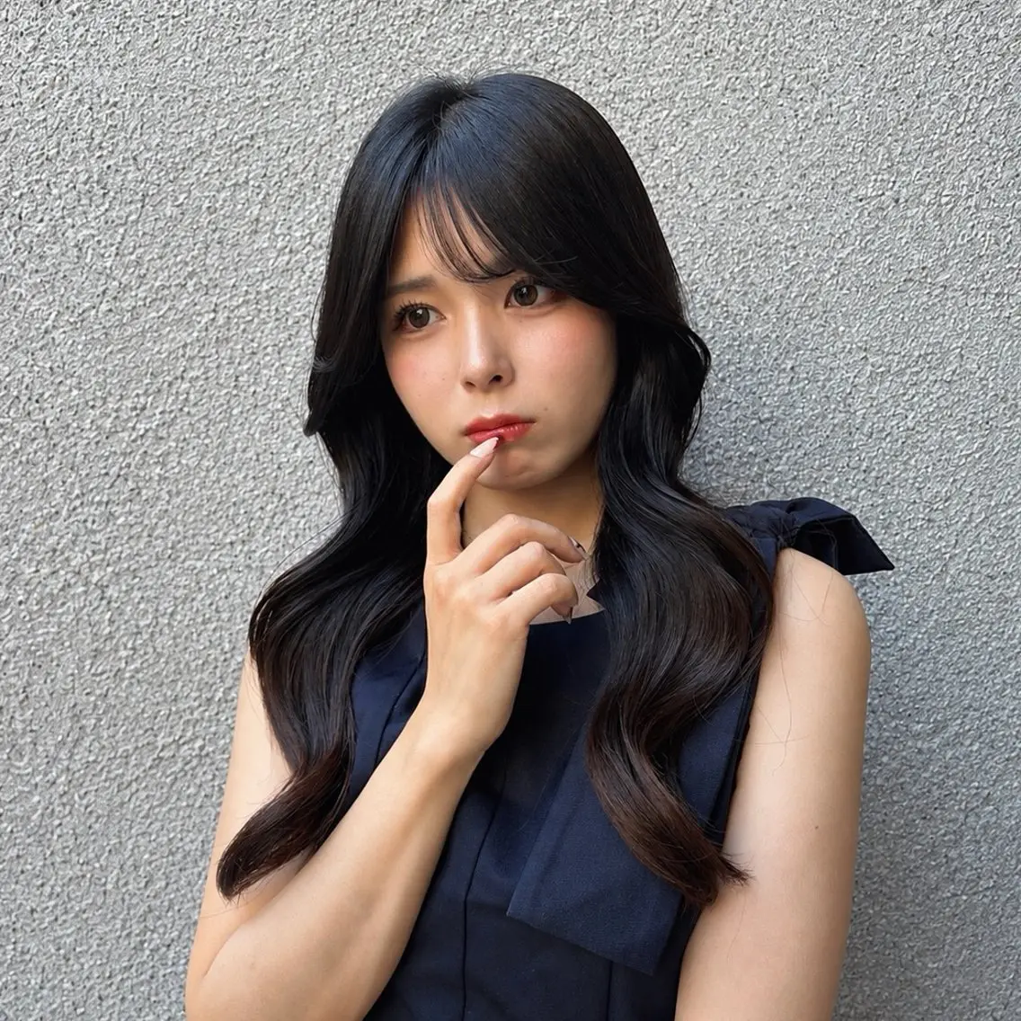 ロング 🖤韓国風カラー🩷 /ツヤ髪✨️はるかのヘアスタイル