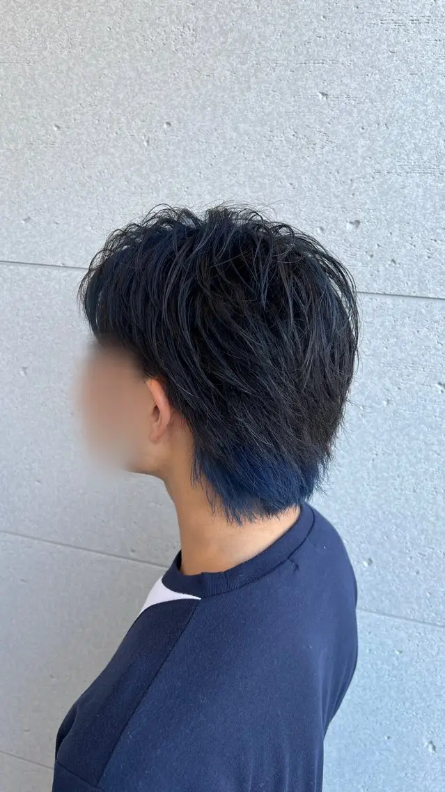 カラー メンズ メンズインナーカラー インナーカラー カット ヘアカラー トリートメント 山口 玖瑠美のヘアスタイル