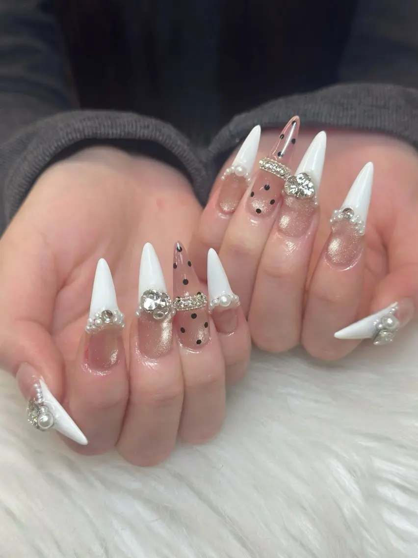 ネイル アートネイル ジェルネイル マグネットネイル ハンドネイル JennNail_ マオのネイルデザイン