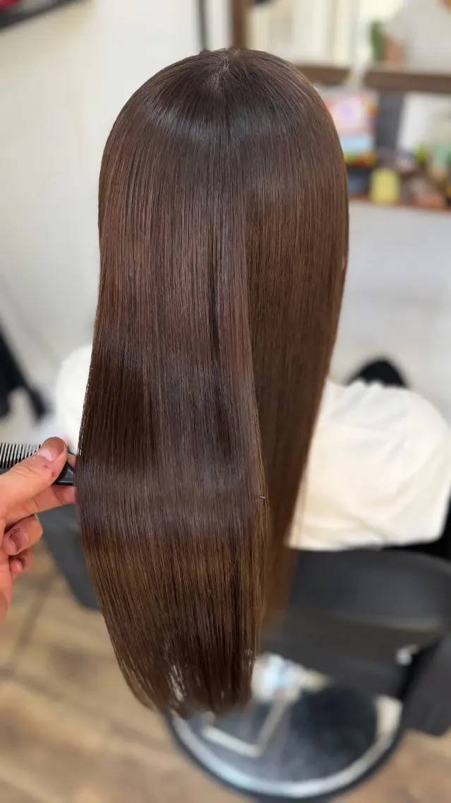 ロング カラー ヘアカラー トリートメント 椎葉 祐也のヘアスタイル