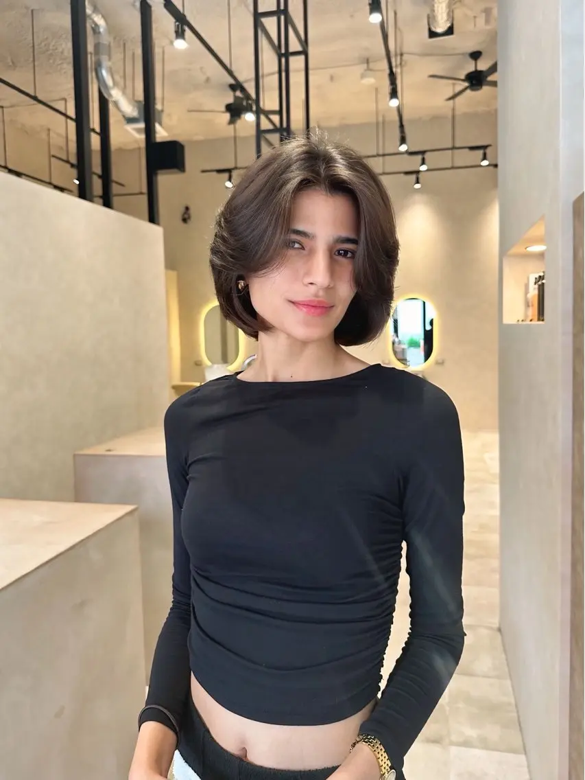 ショート DEAN ISLA 海外風ヘアサロンのヘアスタイル