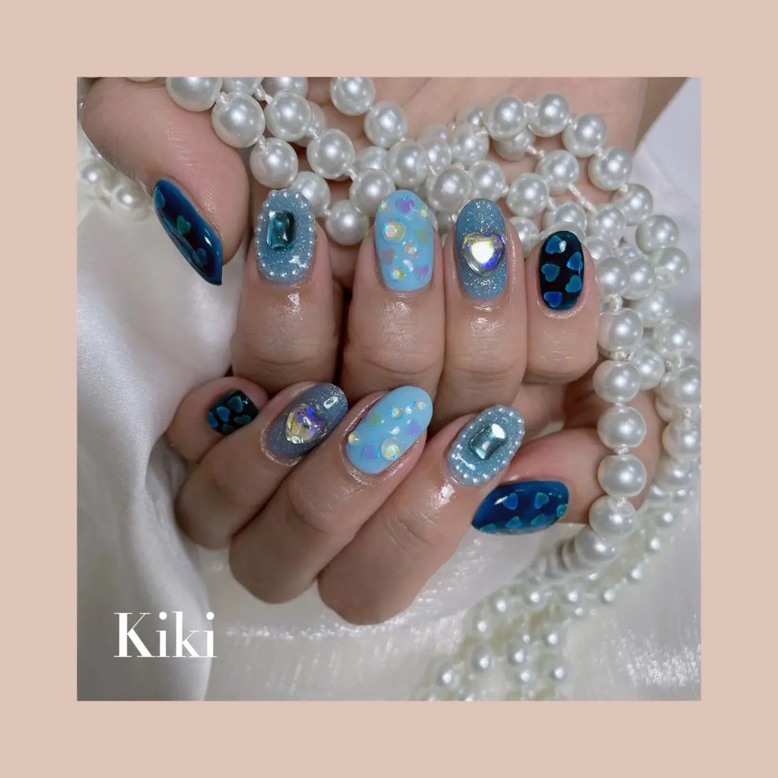 ネイル ハンドネイル ハンドケア Kiki 🪐のネイルデザイン