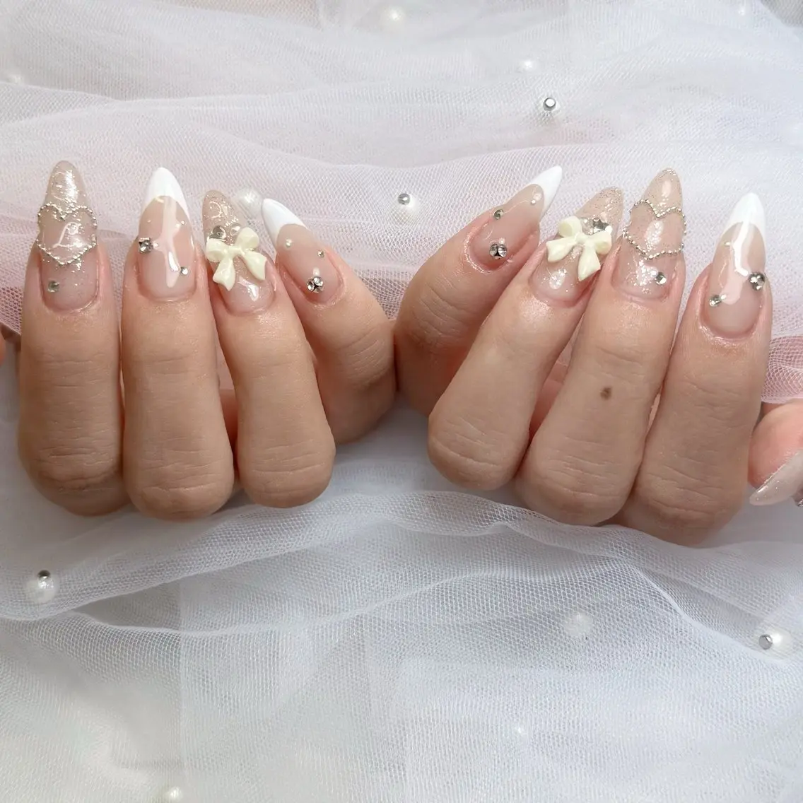 ネイル ハンドネイル mau🩵 堺筋本町nailのネイルデザイン
