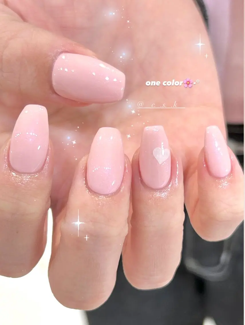 ネイル ハンドネイル 🎀チーク/ちゅるん 🫧chisa🎀のネイルデザイン