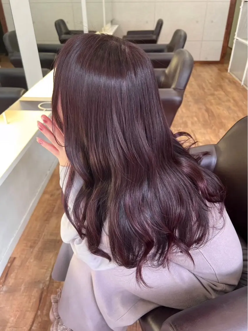 カラー ヘアカラー トリートメント 石野 友唯のヘアスタイル