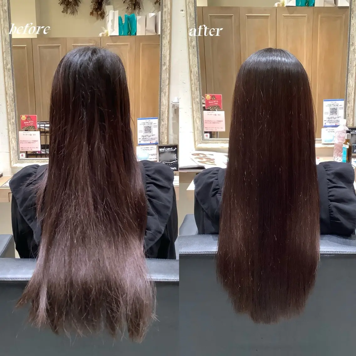 【🩶平日限定🩶】フォルテストレート➕髪質改善パールプラチナトリートメント🧚🏻‍♀️✨️の写真