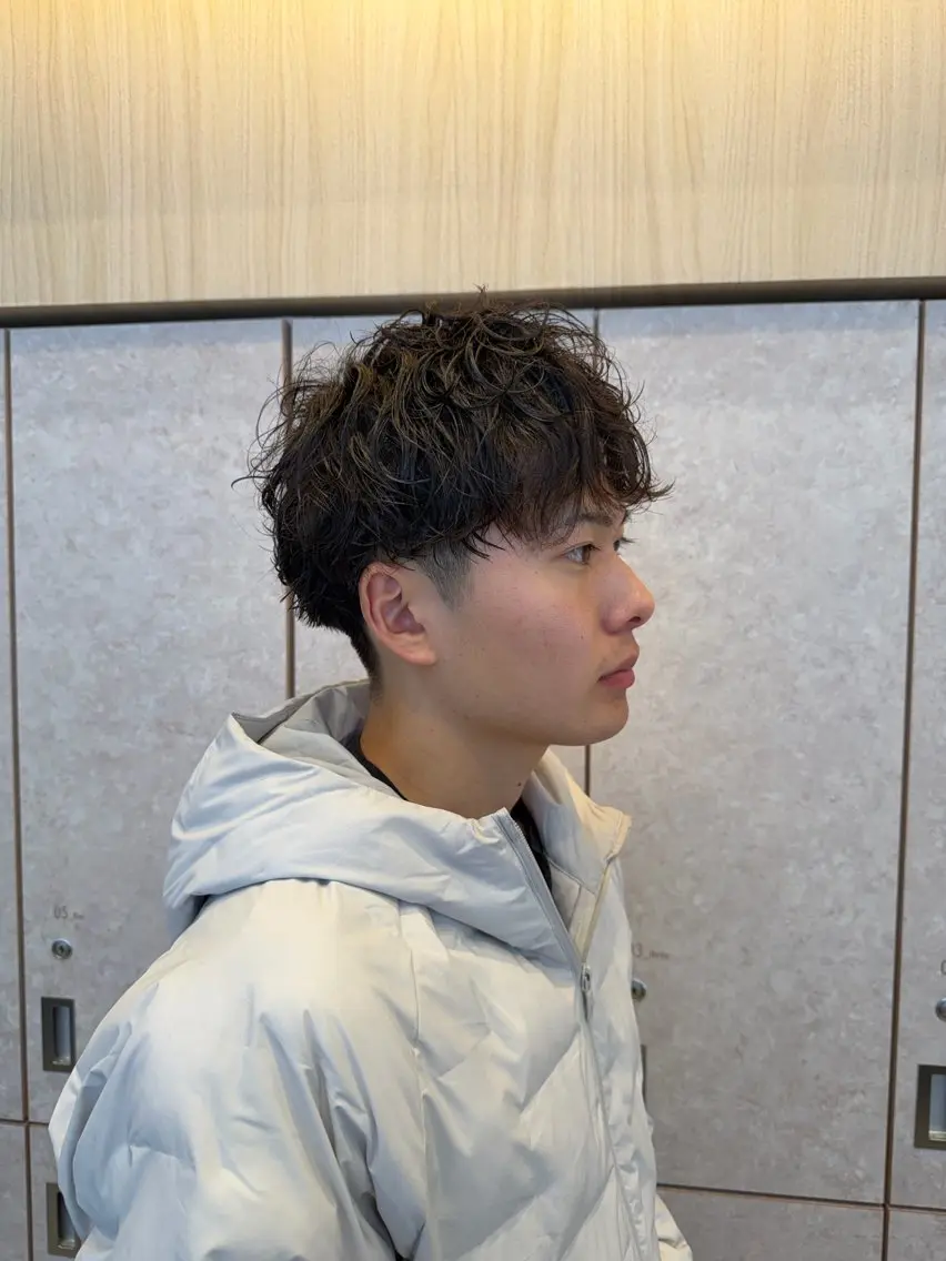 メンズ メンズパーマ カット パーマ LAULEA Renのヘアスタイル