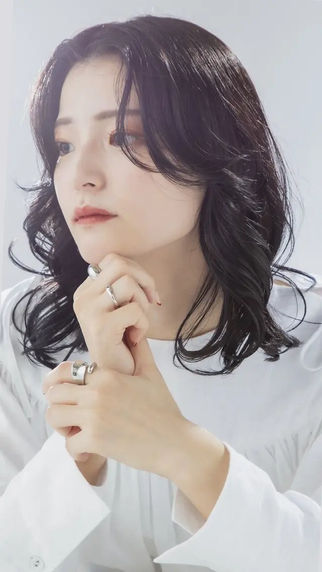パーマ 髪質改善アンジュール かのんのヘアスタイル