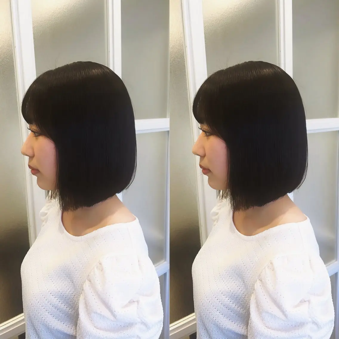 ショート 前下がりボブ ボブ カット ヘアカラー トリートメント 髪質改善専門🫧 美髪矯正/レイヤーのヘアスタイル