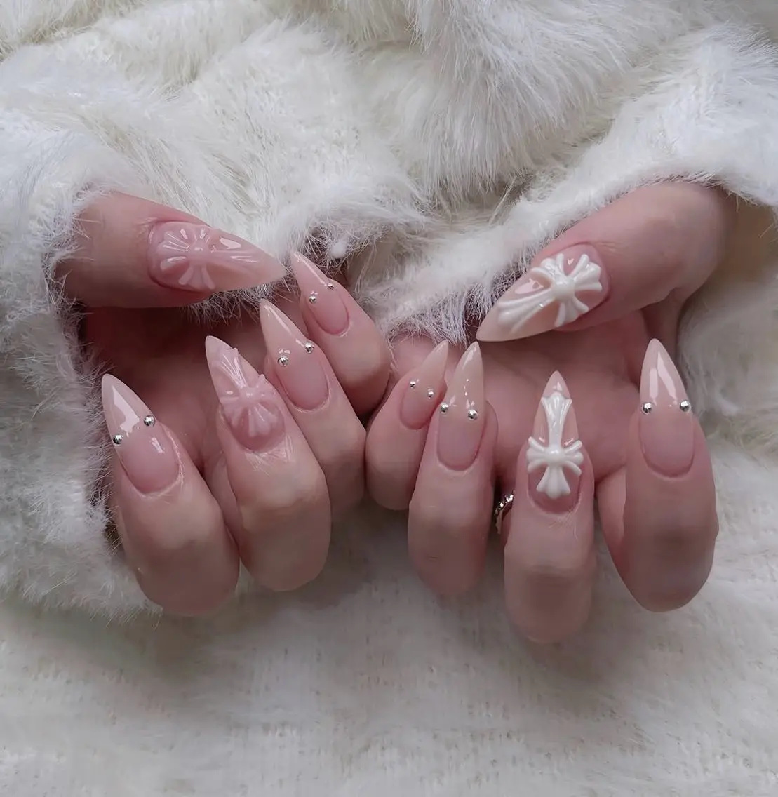 ネイル アートネイル 韓国ネイル 持ち込み ワンホンネイル ハンドネイル Lenie Nail Salonのネイルデザイン