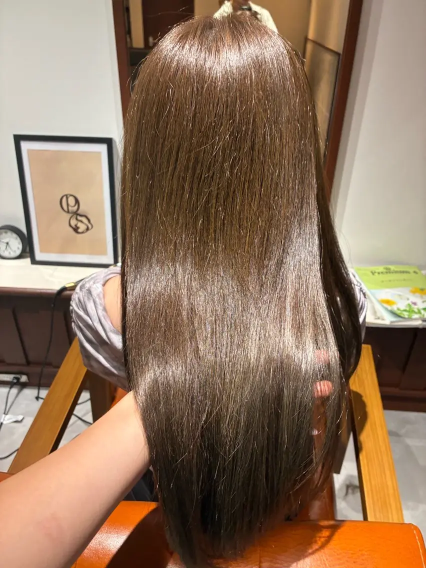 セミロング カラー ヘアアレンジ カット ヘアカラー トリートメント 💟Opus // Mizuki🐕のヘアスタイル