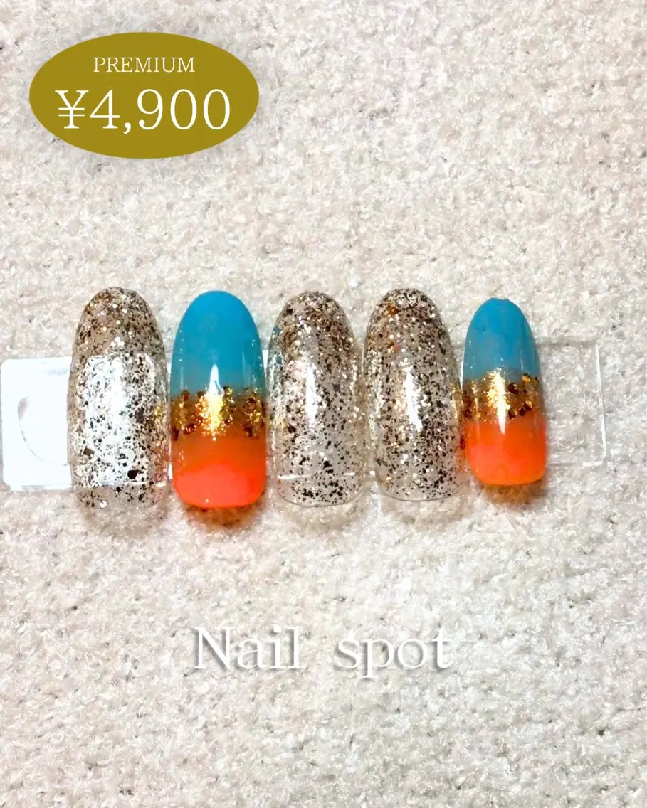 ネイル マグネットネイル ストーンネイル ハンドネイル Nail spotのネイルデザイン