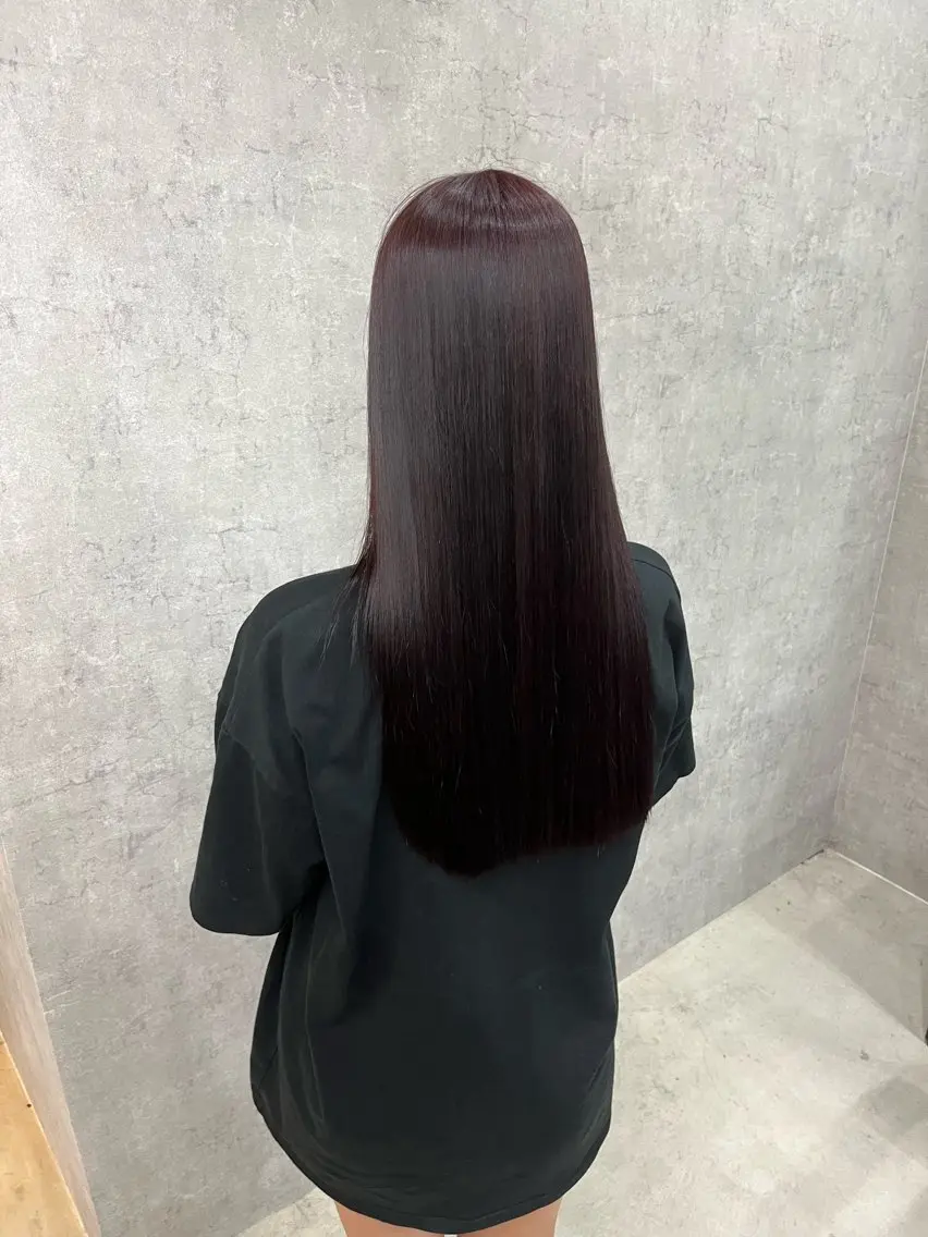 ロング カラー カット ヘアカラー 中島 日菜のヘアスタイル