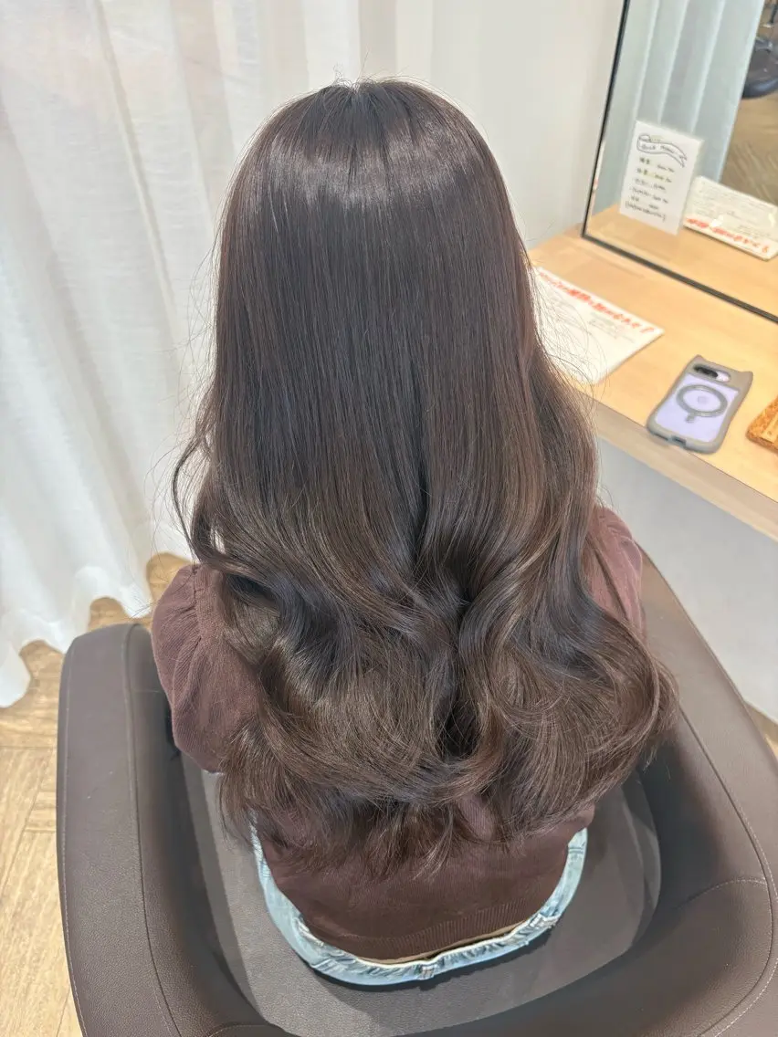 ロング カット ヘアカラー トリートメント AVANCE. /湊陽菜のヘアスタイル