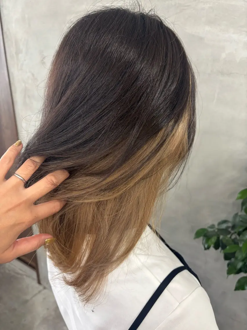 カラー インナーカラー ✨透明感艶カラー ✨💍Yuri💍のヘアスタイル