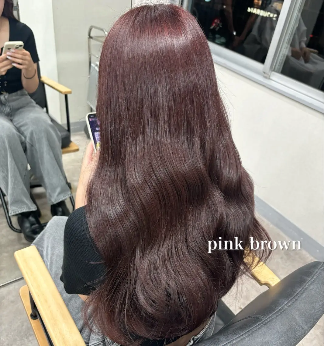 ロング ヘアカラー トリートメント ヘアセット ブリーチなし暖色 💗AKARI💗のヘアスタイル