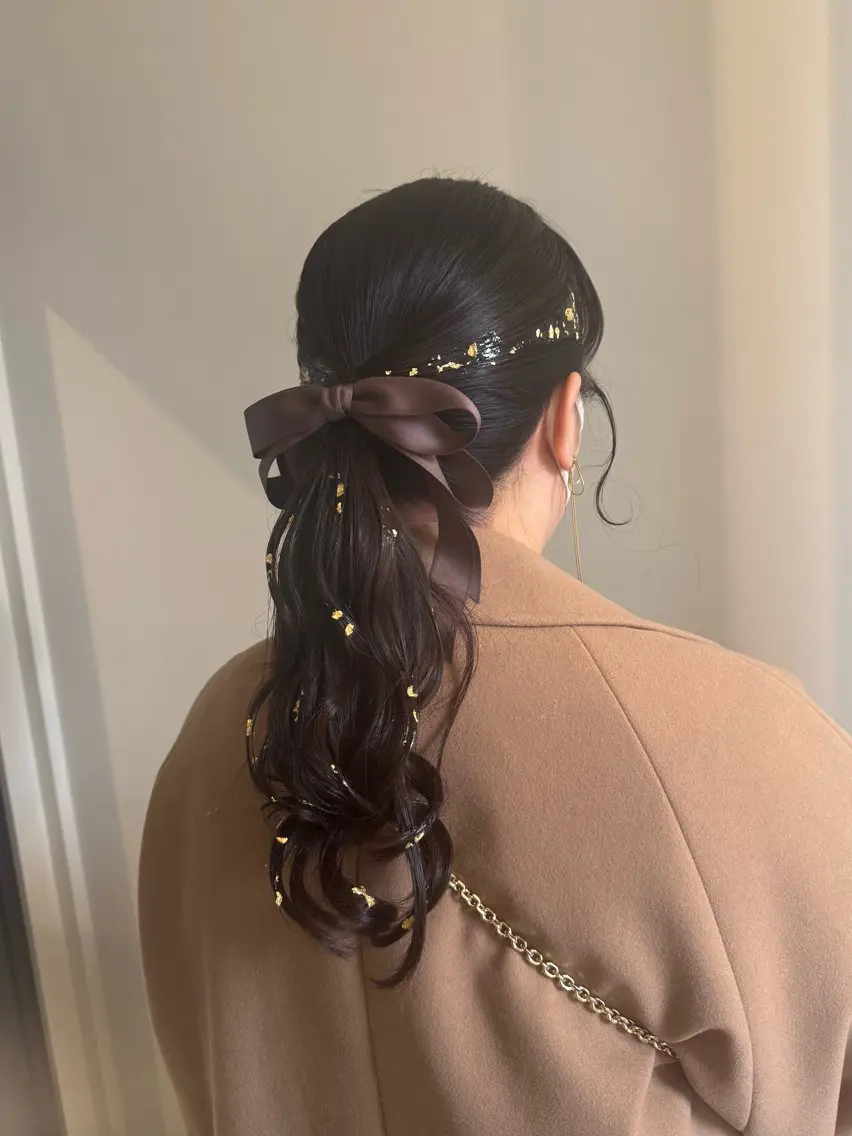 ロング ヘアセット 内沼 恵留菜のヘアスタイル
