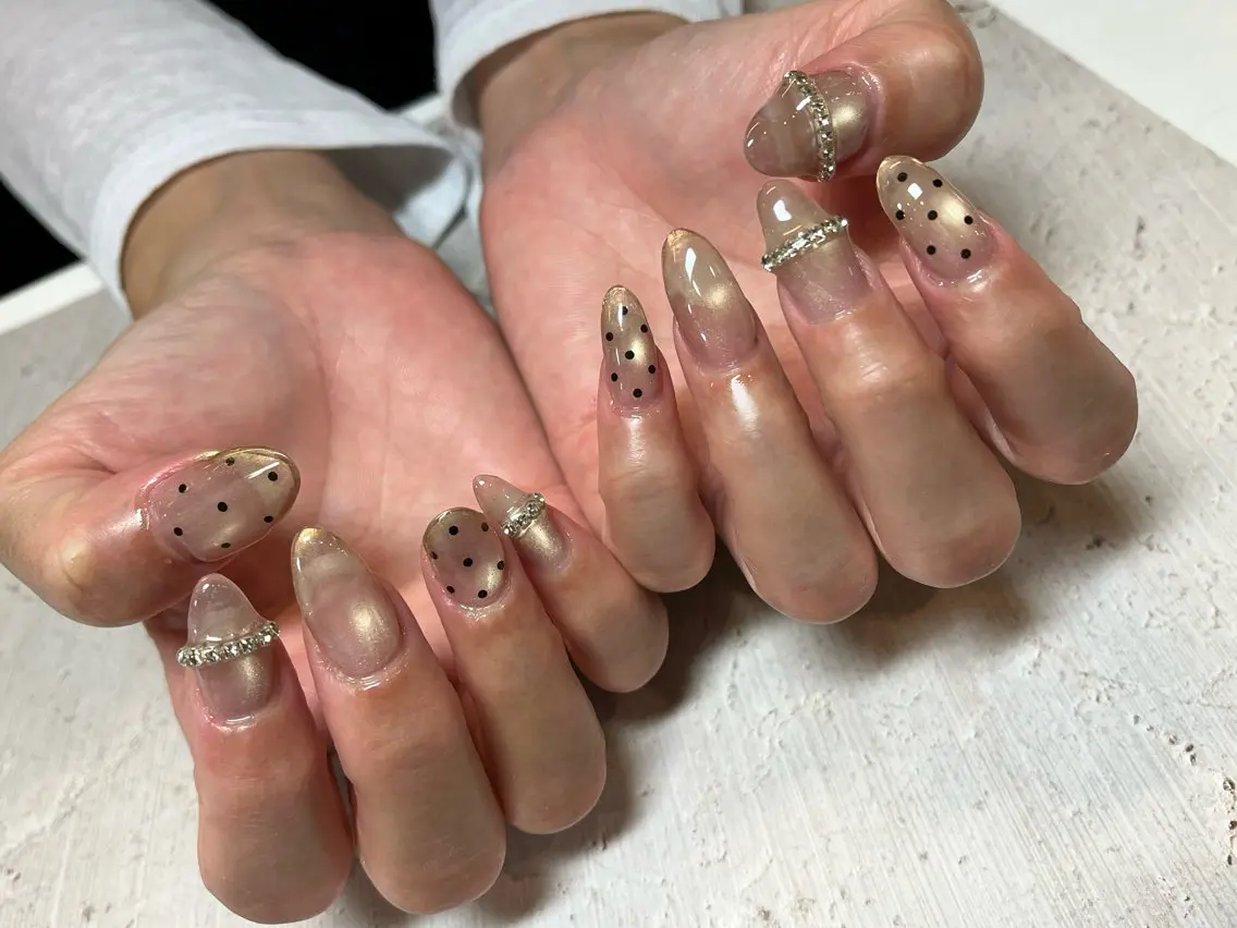 ネイル 長さ出し ハンドネイル STYLE Saeのネイルデザイン