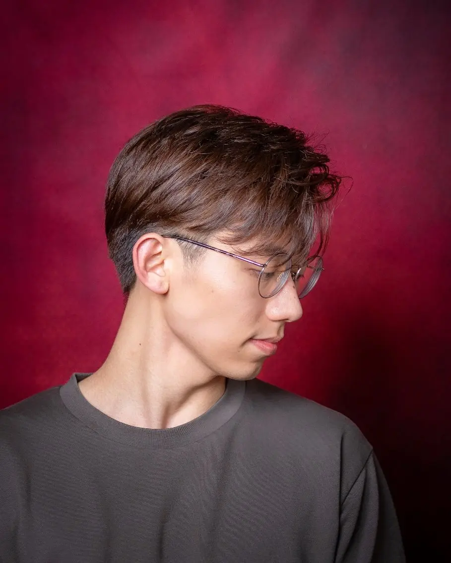 メンズ ショート カラー 松尾 泰伸のヘアスタイル