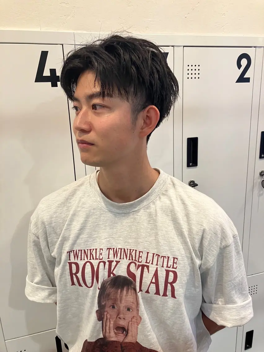 「メンズ限定」カット+(頭皮洗浄シャワーor眉カット)の写真