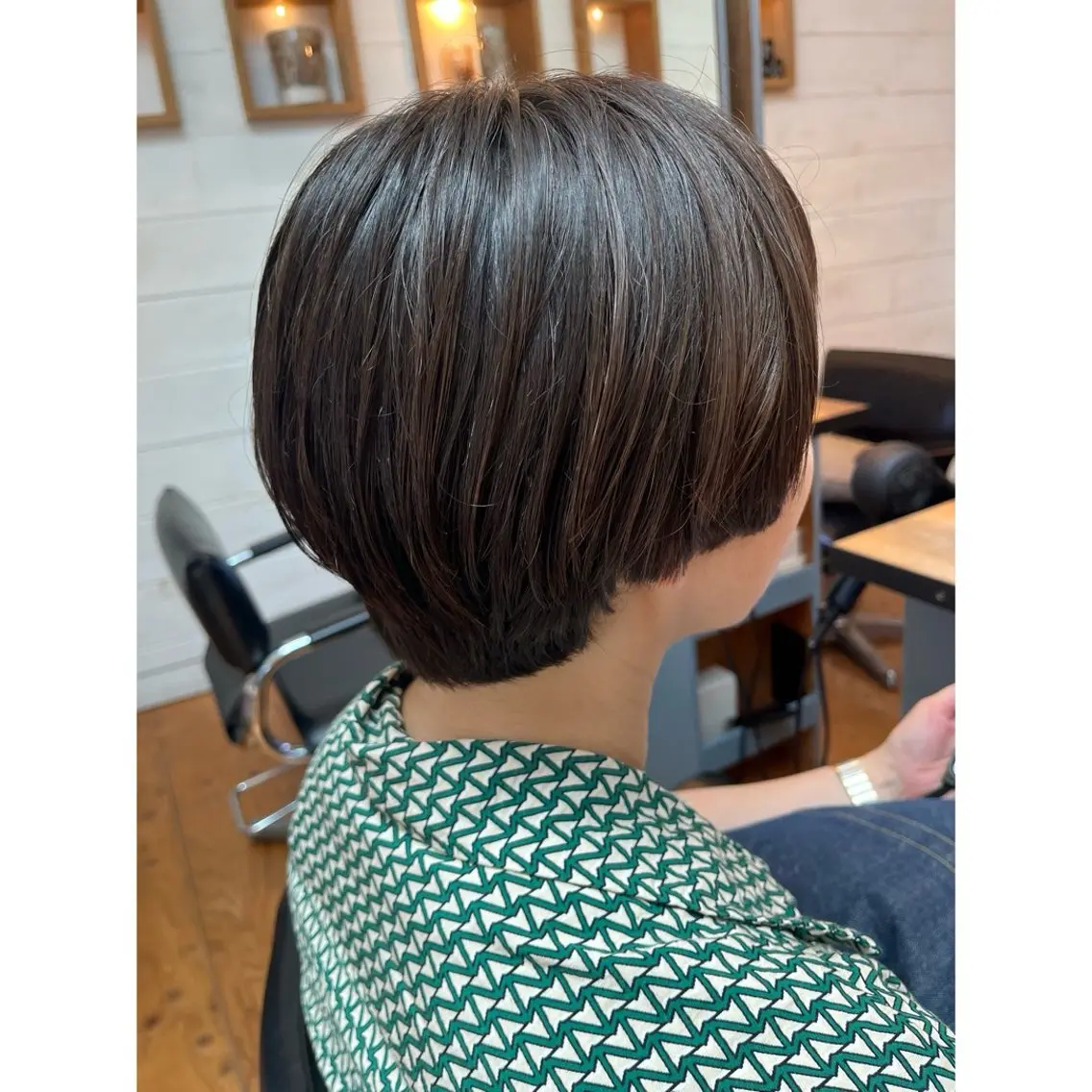 ショート ボブ 髪質改善 ショートヘア トリートメント カット Lagom なかだのヘアスタイル